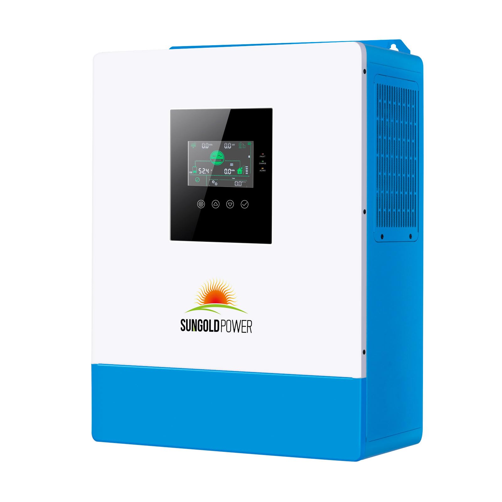 5000W 48V Pure Sine Wave Solar Inverter with 100A MPPT Solar Charger & 40A AC Battery Charger - 120V AC Output for Home/RV/Off-Grid Power | SunGoldPowerCo (Parallel Support) | Solar Energy System for Camping, Emergency Backup & Remote Living