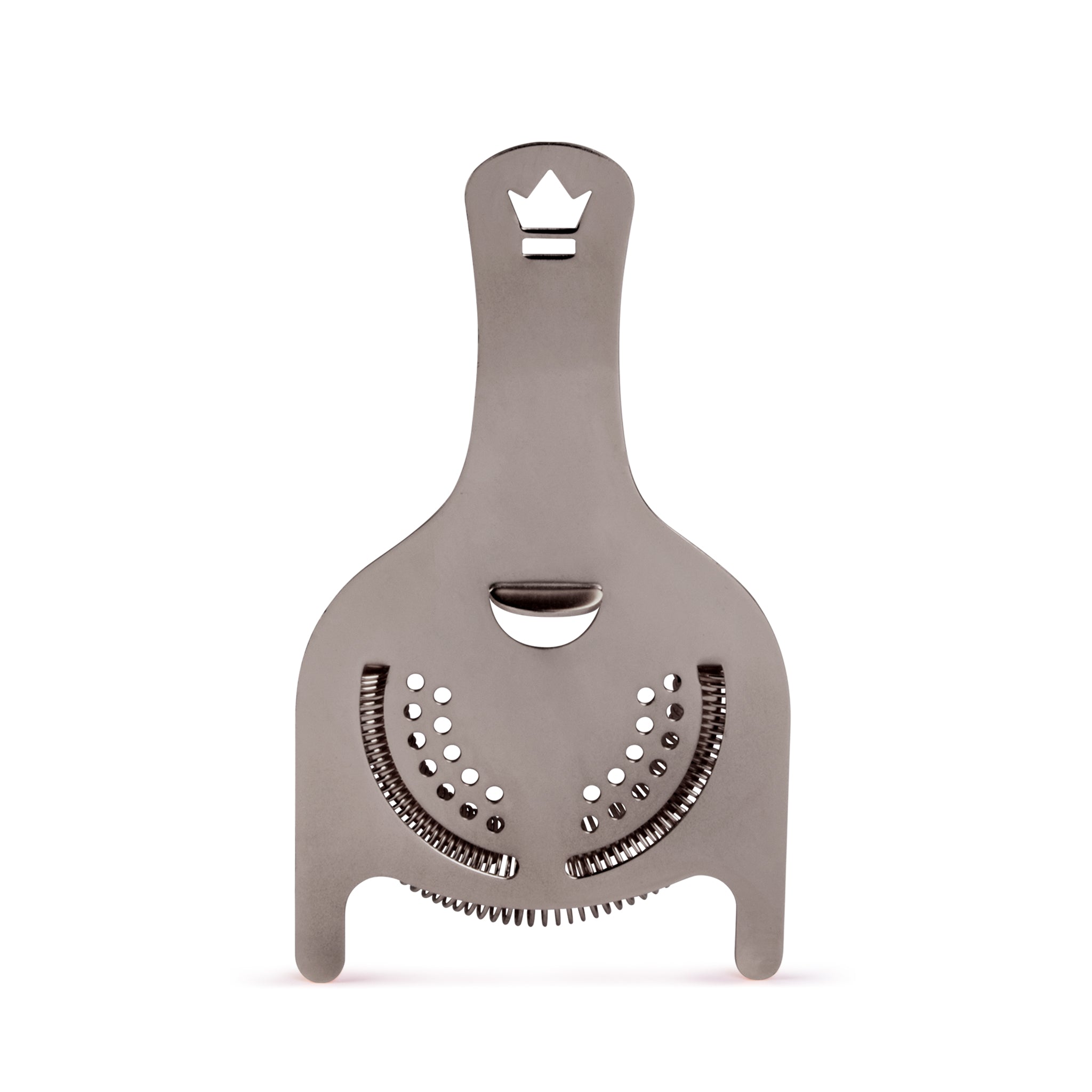 KORIKO® 2-Prong Cocktail Strainer - Premium Gunmetal Black Bar Tool for Mixing, Filtering & Serving Cocktails | Perfect for Home Bars, Professional Bartending & Cocktail Parties