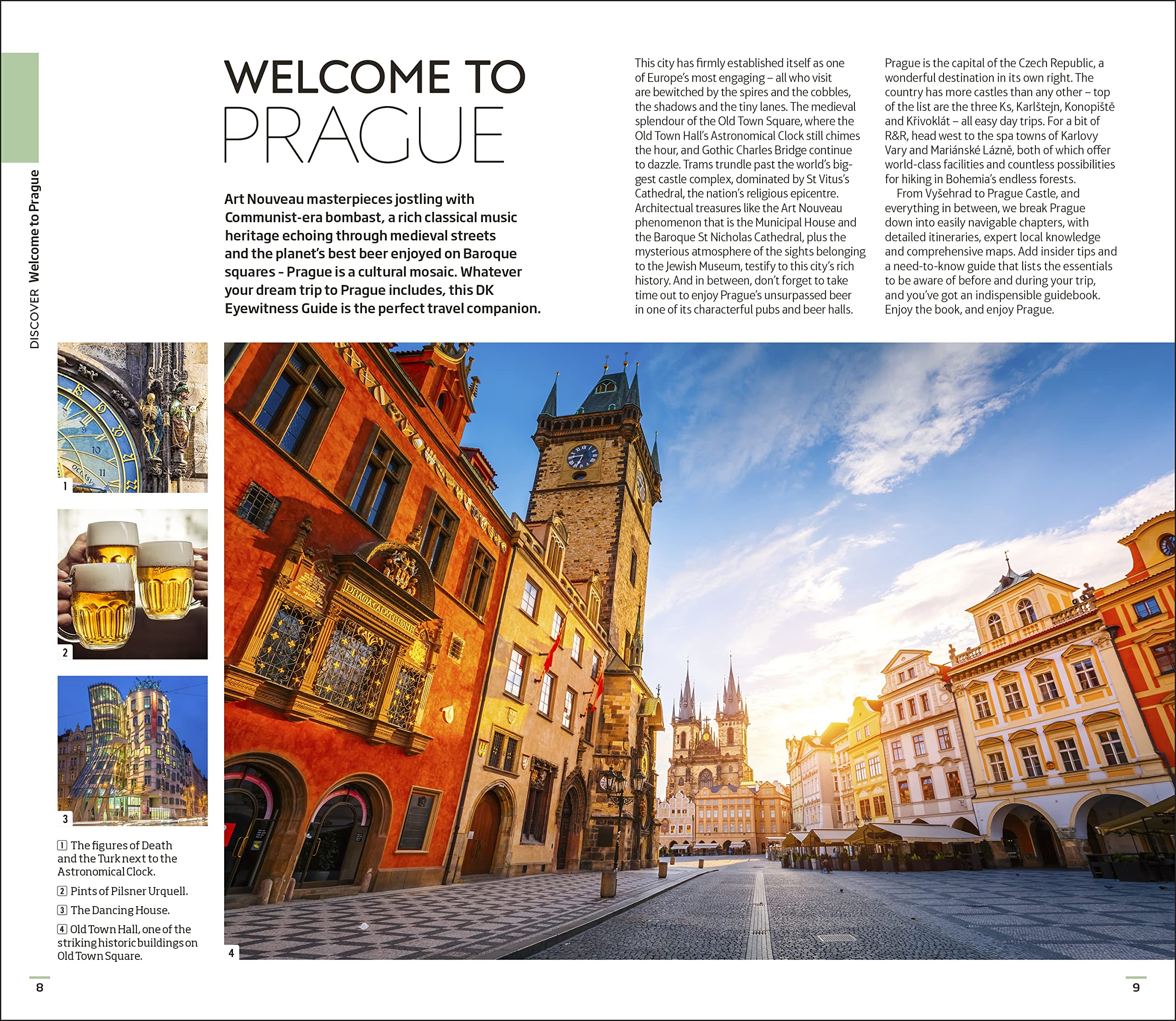 DK Prague Travel Guide - Explore Top Attractions, History & Culture | Best Prague Guidebook for Tourists & Travelers | Perfect for Vacation Planning & Sightseeing