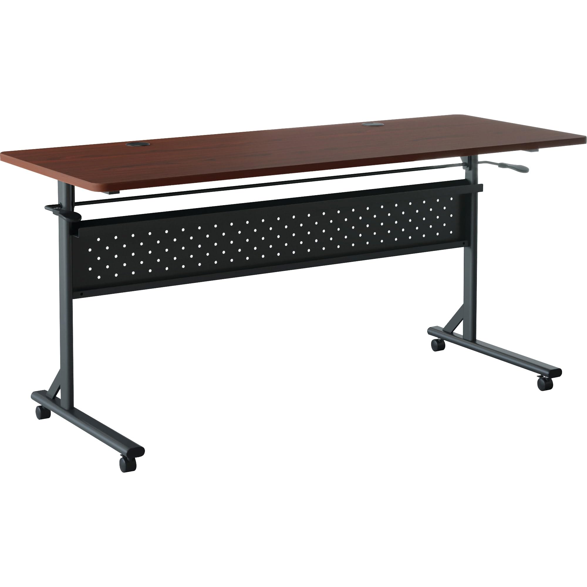 Lorell Shift 2.0 Flip & Nesting Mobile Table - Adjustable Rolling Workstation for Office, Classroom & Home Use - Perfect for Presentations, Meetings & Collaborative Workspaces