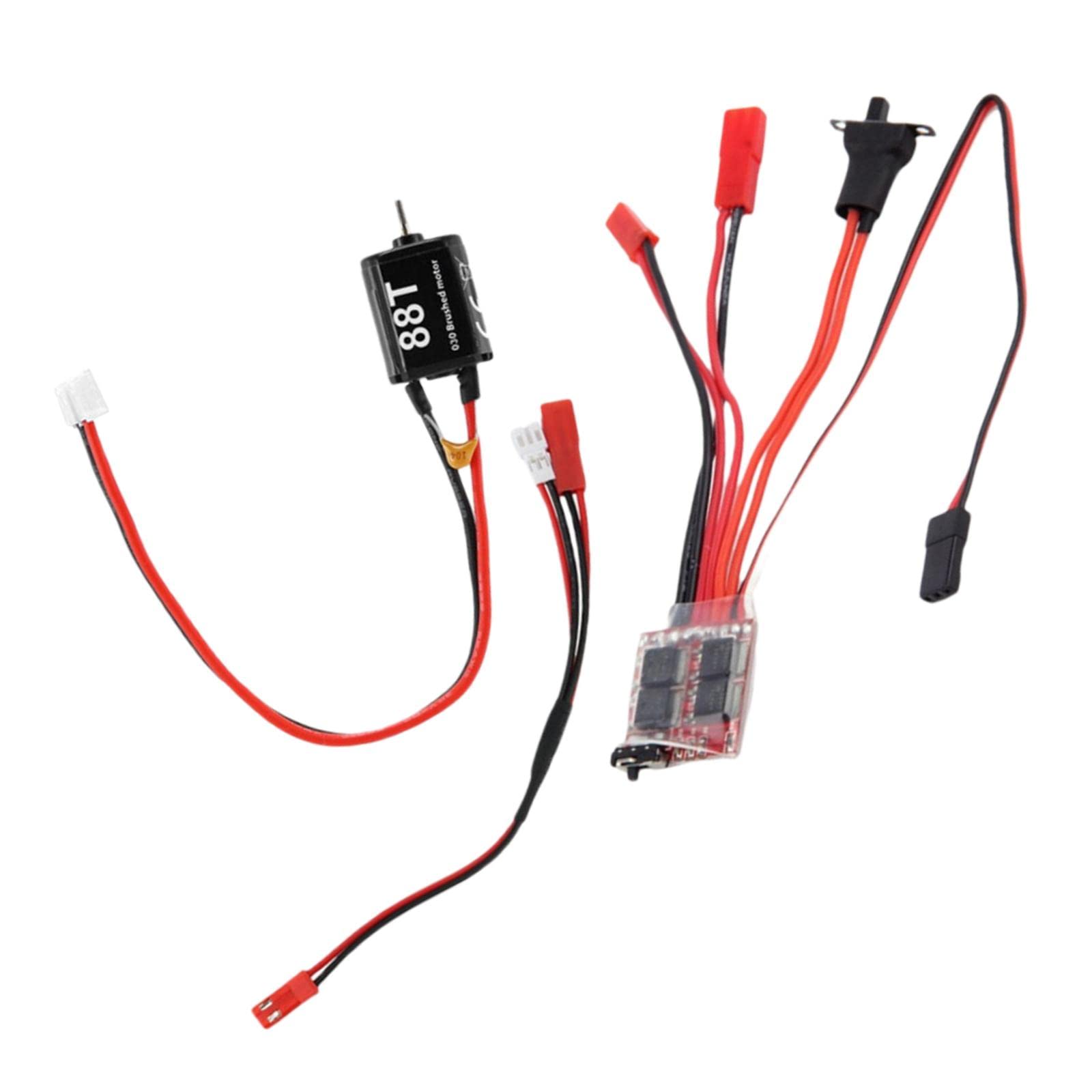 High Torque Brushed RC Motor for RC Cars - Upgraded Replacement Part for Enhanced Performance - Ideal for Racing, Off-Roading & DIY RC Car Projects