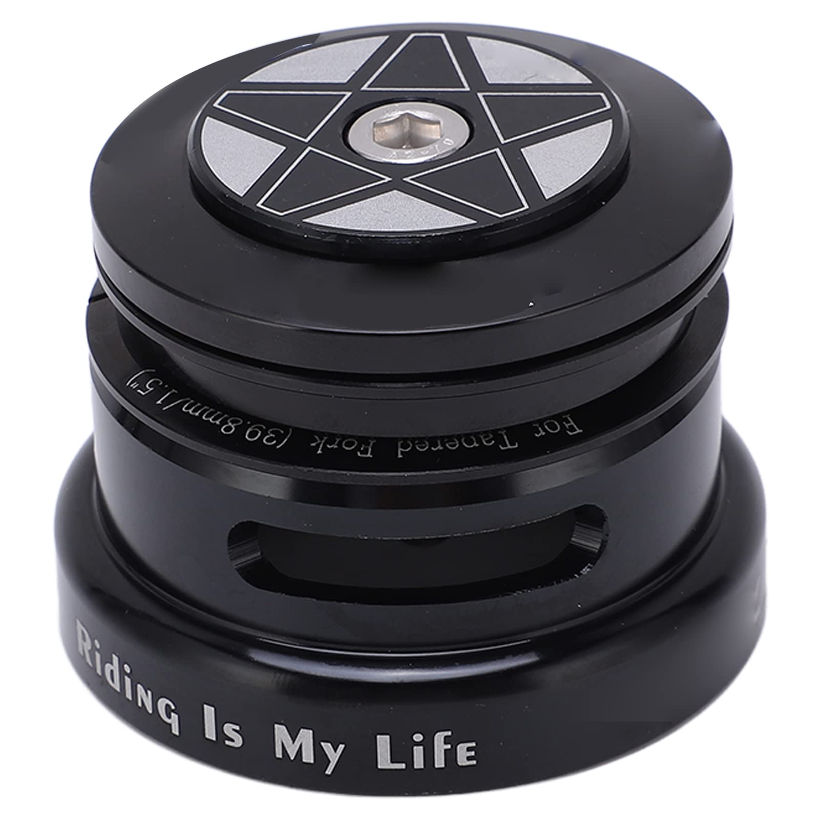 High-Quality Aluminum Alloy Bicycle Tapered Headset - Compatible with 44-49.7mm Bike Frames | Smooth Steering for Road & Mountain Bikes | Perfect for Bike Repair & Upgrades