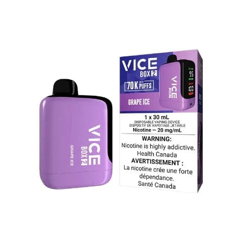 VICE BOX 2 70K Disposable Vape - 70000 Puffs & 30mL E-Liquid Capacity - Long-Lasting Flavor for All-Day Vaping - Perfect for Travel, Work, and Outdoor Activities