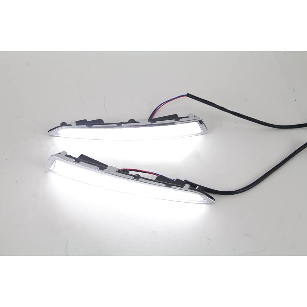 High Brightness LED DRL Fog Lights for Ford Kuga Escape 2013-2016 | Daytime Running Lights & Bumper Lights | Perfect for Night Driving & Off-Road Adventures