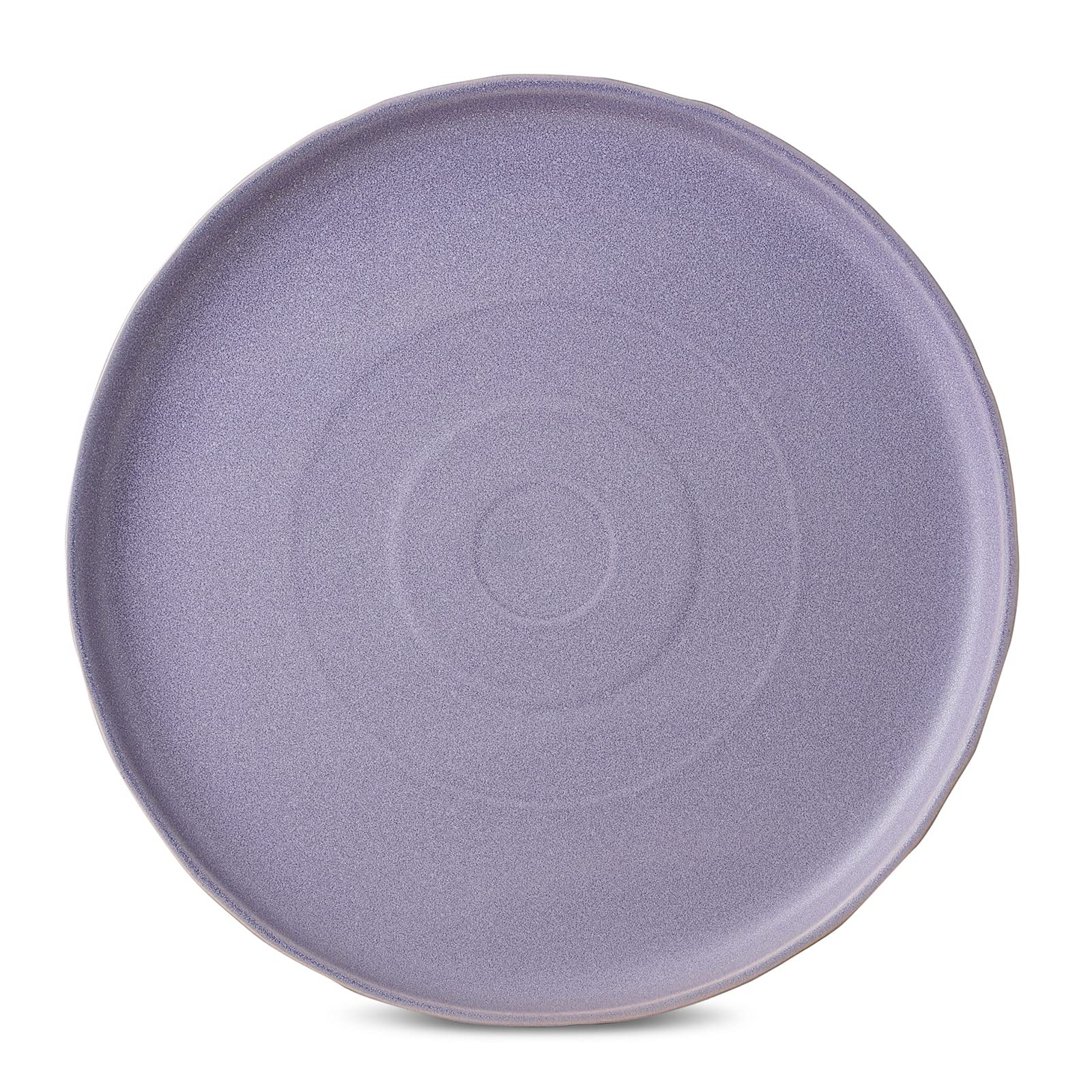Mercer Project SHOSAI 16-Piece Stoneware Dinnerware Set - Modern Lavender Plates & Bowls for 4 - Durable Ceramic Dishware for Everyday Dining, Entertaining & Restaurant Use