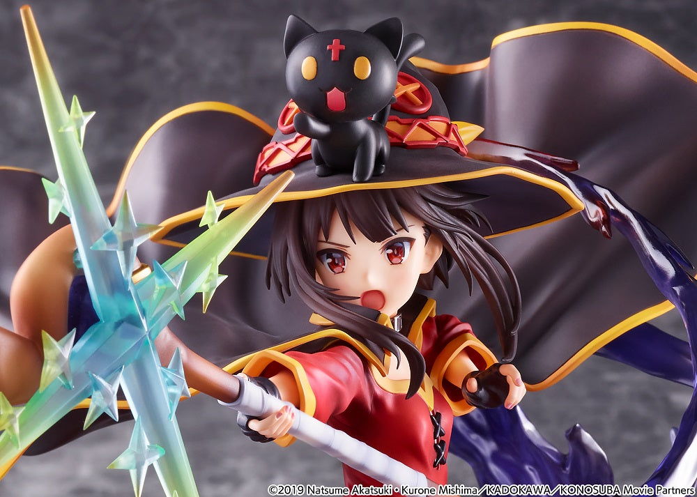 Estream 1/7 KonoSuba Megumin (Explosion Ver.) Anime Scale Figure Statue - Perfect for Anime Collectors, Gaming Room Decor, and KonoSuba Fans Display