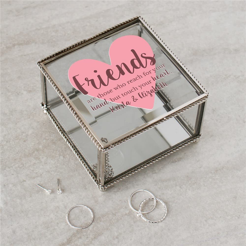Personalized Jewelry Box for Women - Elegant Jewelry Display & Organizer for Rings, Bracelets, Earrings - Perfect Keepsake Gift for Mom, Daughter, Sister, Wife, Friend - Ideal for Bedroom Vanity, Dresser Top, or Gift Giving Occasions