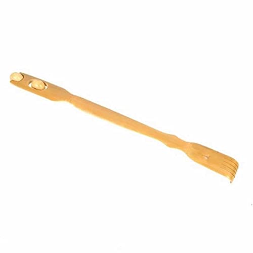 Premium Wooden Back Scratcher with Massage Rollers - Wondertrail | Relieves Itching & Soothes Muscles | Perfect for Home, Office & Travel Use