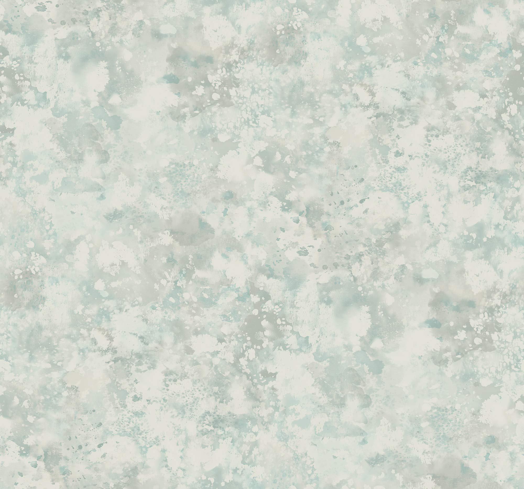 WQFI71408 Metallic Sky Blue Pattern Wallpaper Roll - Self-Adhesive Peel & Stick for Bedroom, Living Room, Nursery Decor