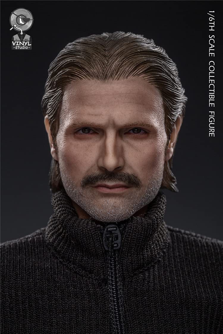 1/6 Scale Vinyl Male Omen Black Caesar Collectible Action Figure - Perfect for Display, Photography, and Anime Collectors