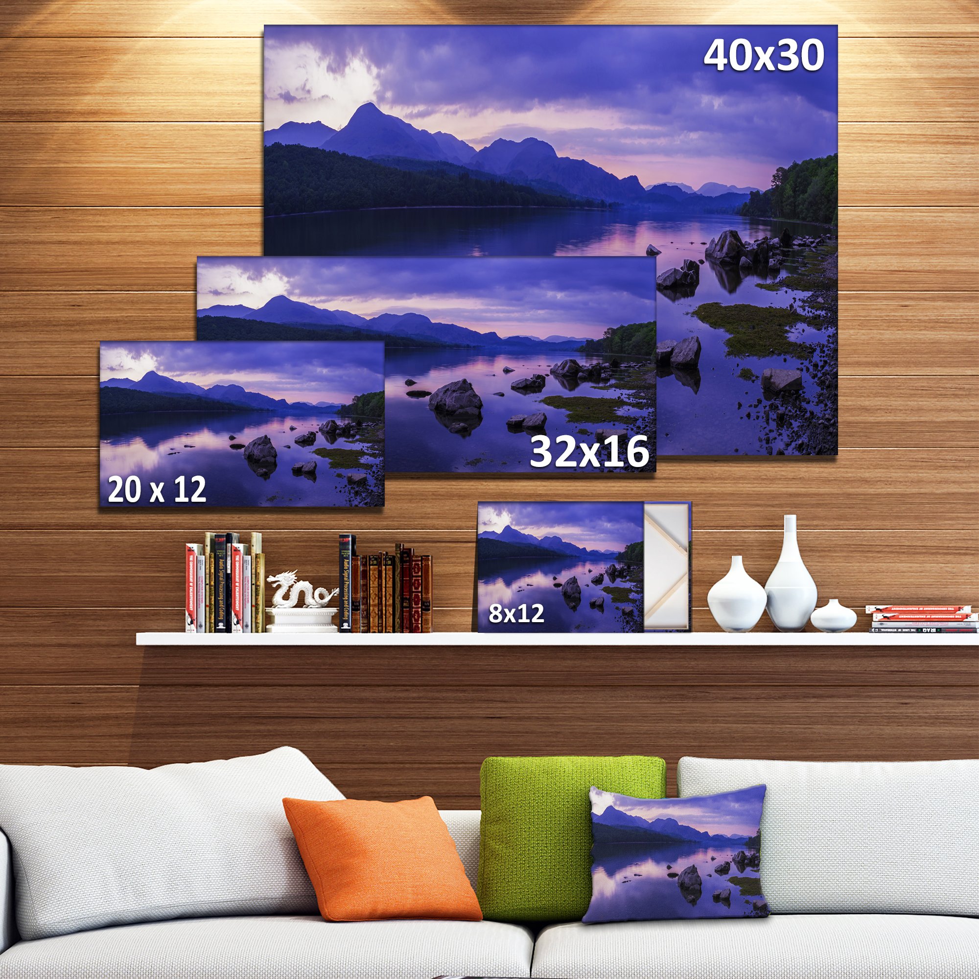 Coniston Water Lake District Landscape Art Canvas Print - Stunning Wall Decor for Living Room, Bedroom & Office