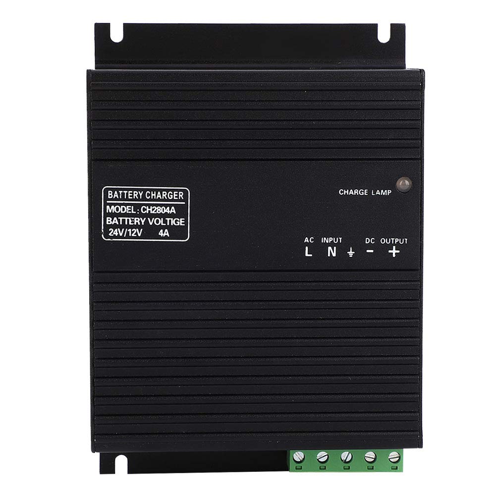 Smart Battery Charger with Heat Dissipation & Short Circuit Protection - Industrial Grade Charging Solution for Power Tools, Emergency Equipment & Heavy Machinery