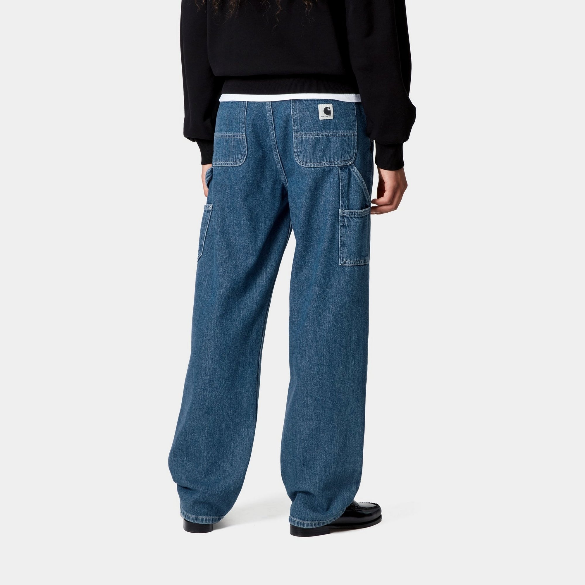 Pierce Pant Straight Denim Jeans | Stone Washed Blue for Men & Women | Perfect for Casual Wear, Office & Everyday Outfits