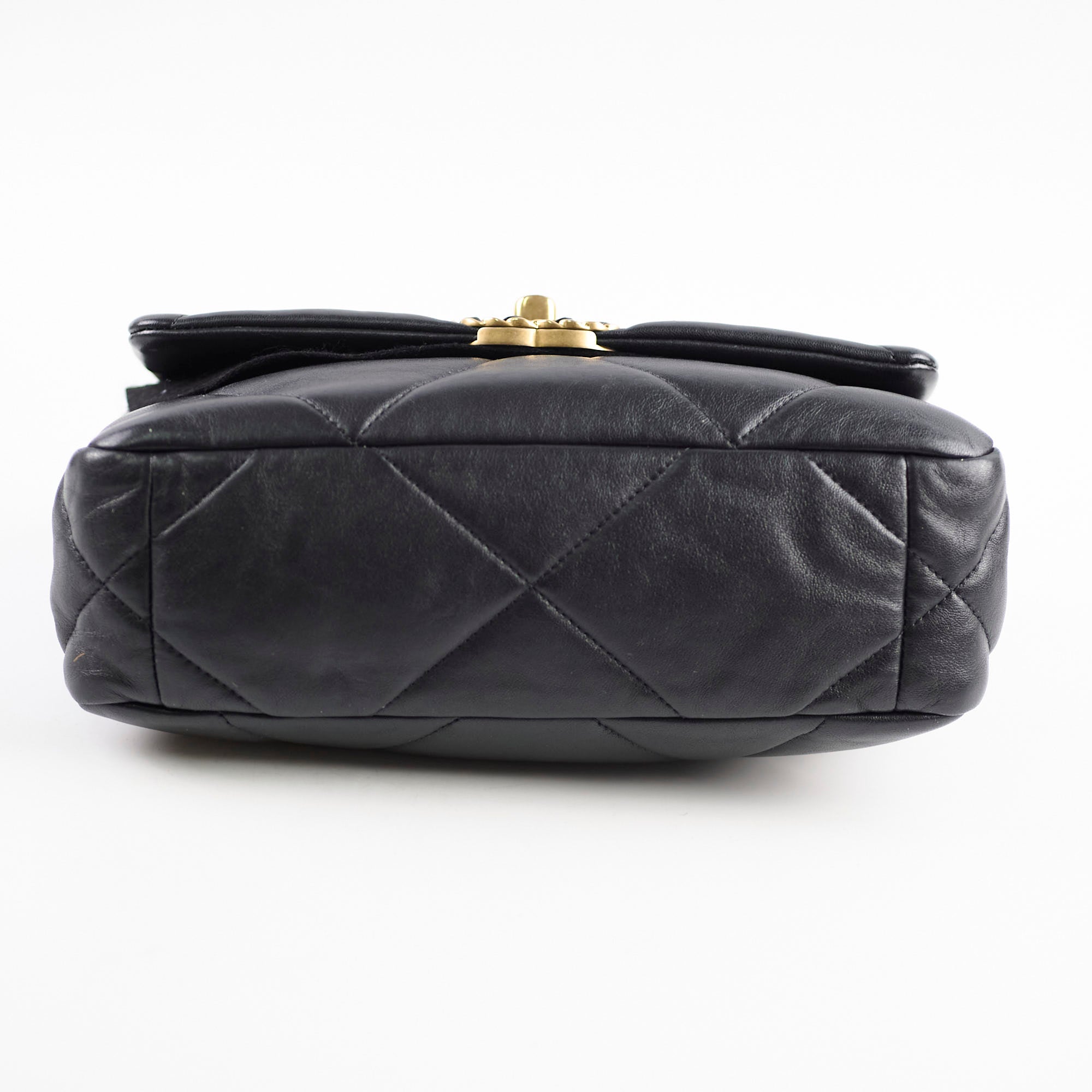 Chanel Small 19 Handbag Black Lambskin Leather Shoulder Bag 2022 Collection - Luxury Designer Purse for Women, Perfect for Evening Events & Daily Use
