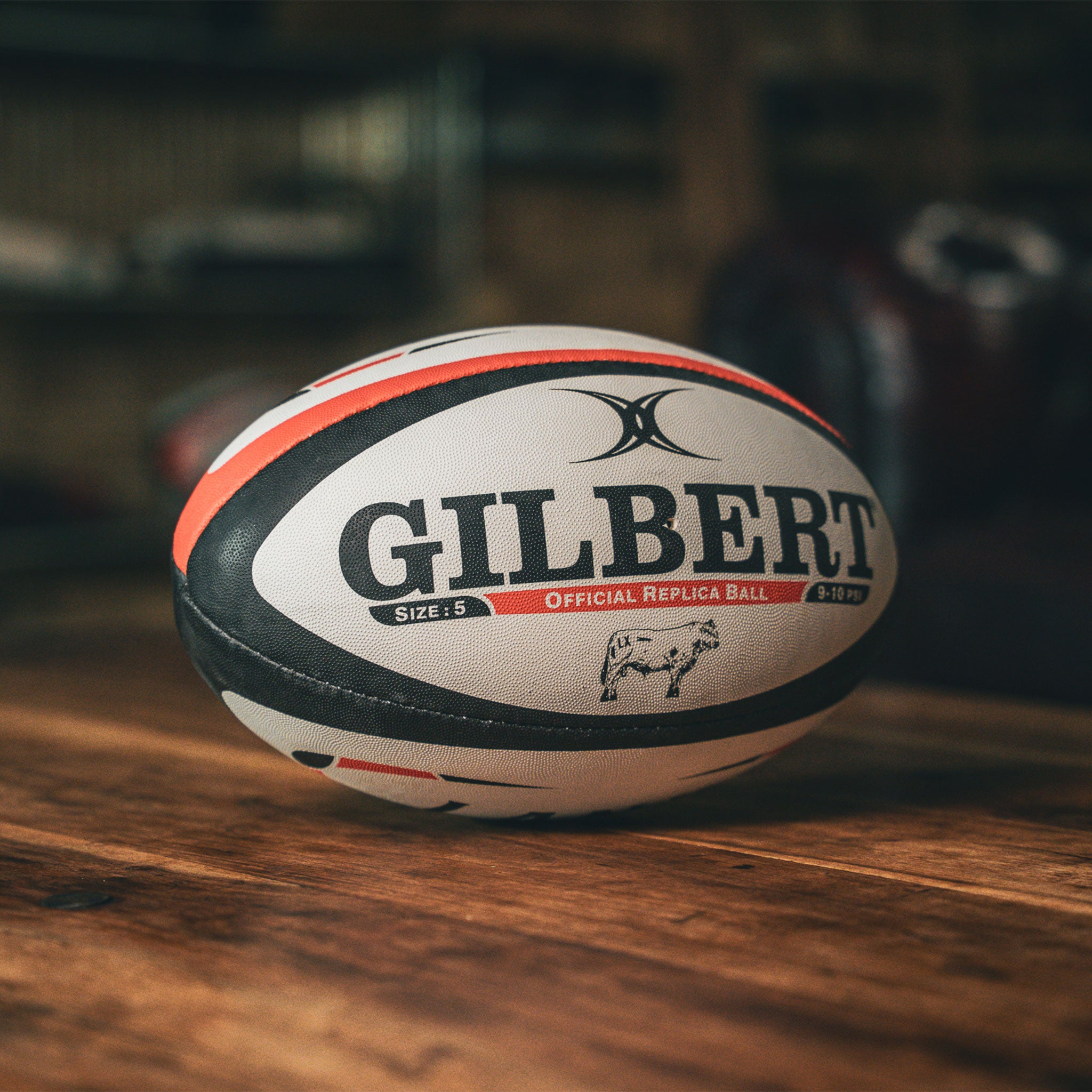 WEBB ELLIS Rugby Ball - White, Black & Koi Fish Design - Perfect for Rugby Training, Matches & Gifts for Sports Fans