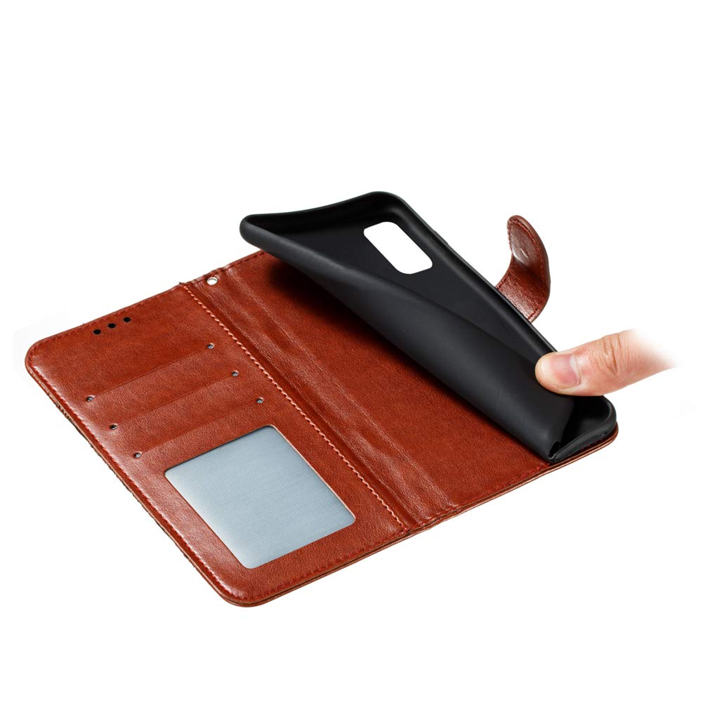 Samsung A31 PU Leather Case - Mandala Embossed Flip Cover with Card Holder & Stand | Perfect for Work & Travel