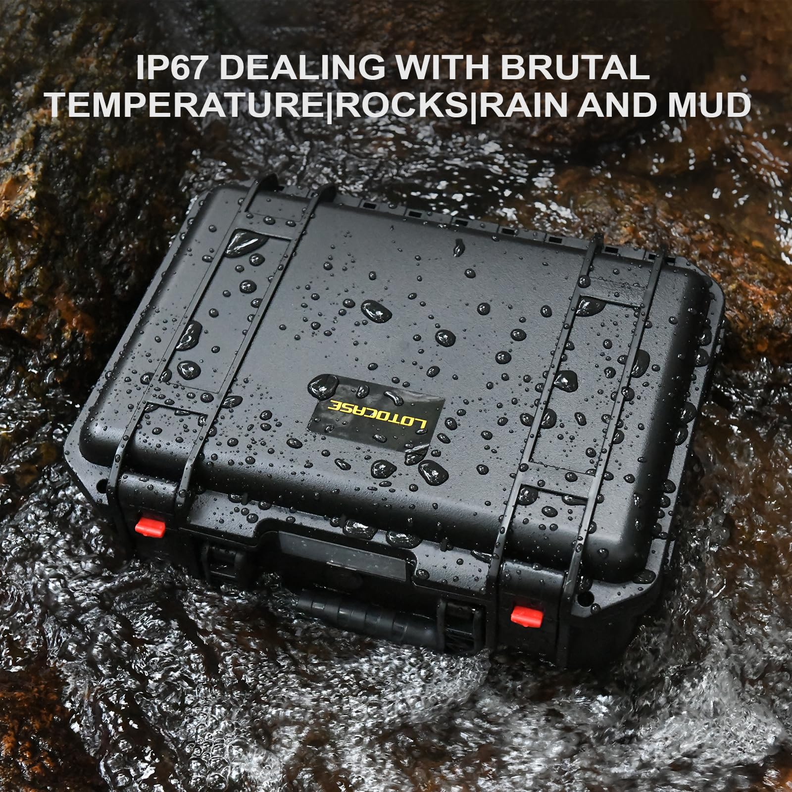 Heavy-Duty Tool Case for Dewalt Sawzall Reciprocating Saw - Waterproof Storage Box Compatible with Dewalt 20V Max DSC367/DSC387 & Battery/Charger (Case Only) - Perfect for Jobsite, Construction & DIY Projects