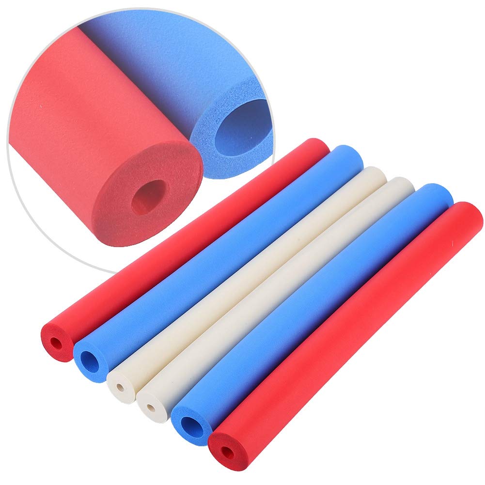 Non-Slip Foam Grip Tubing 6-Pack - Foam Handle Sleeve Covers for Utensils, Pens, Pencils & Razors - Perfect for Kitchen Tools, Office Supplies & Personal Care Items