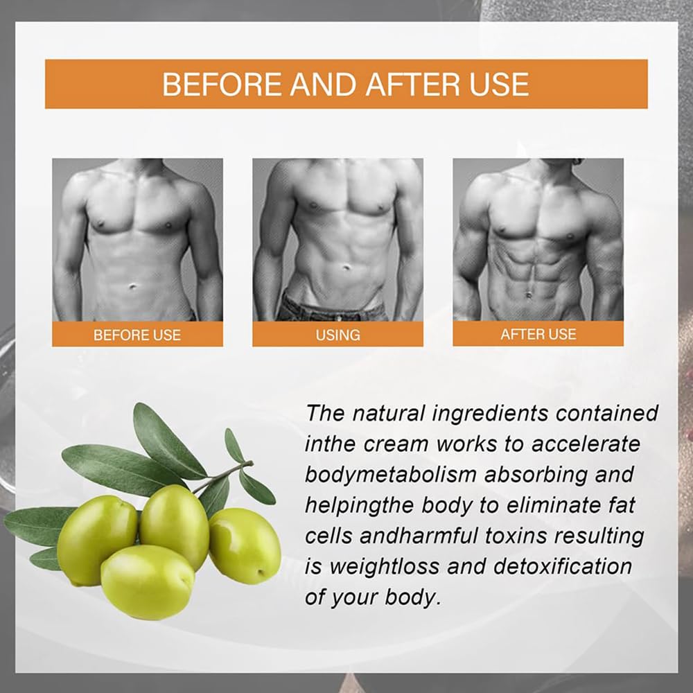 Hot Belly Slimming Cream for Fat Burning & Abs Toning - 2Pcs Workout Enhancer Cream for Women & Men - Post-Workout Recovery & Body Sculpting