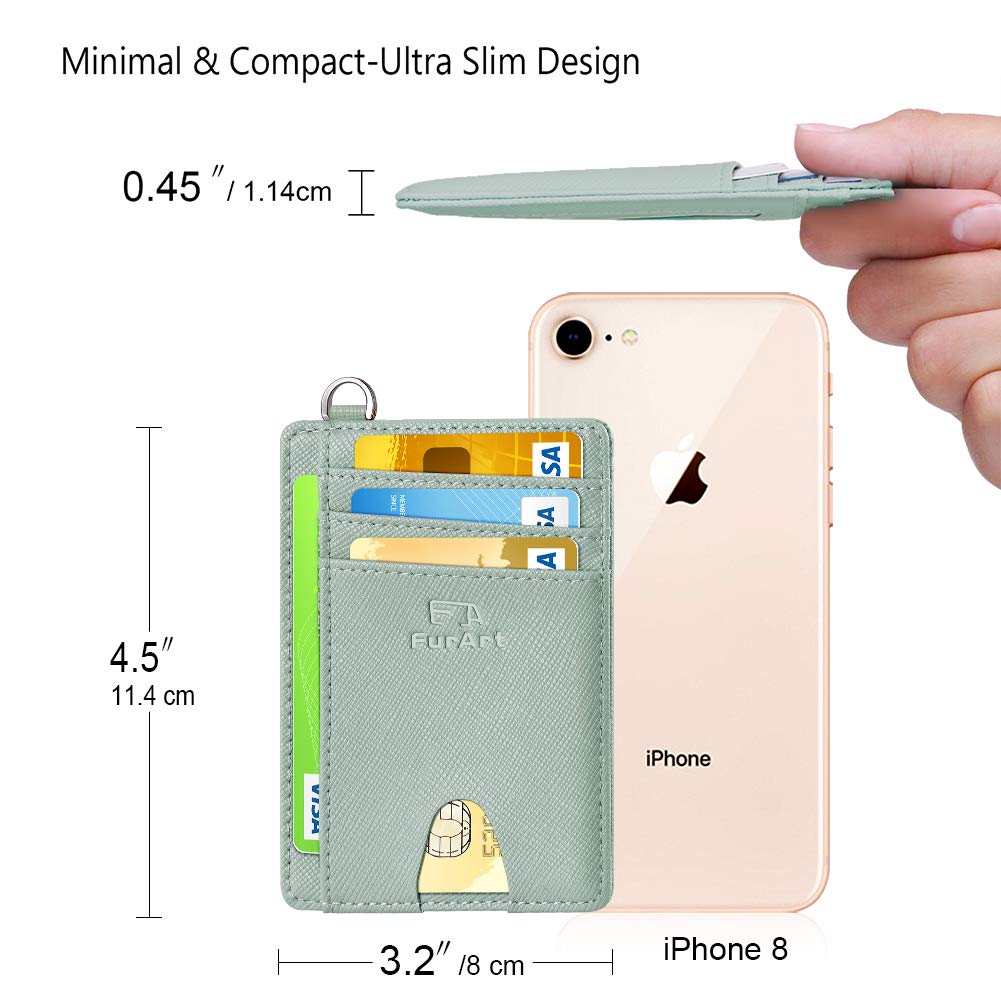 FurArt Slim Minimalist RFID Blocking Front Pocket Wallet for Men - Credit Card Holder & Cash Organizer | Perfect for Travel, Business, and Everyday Use
