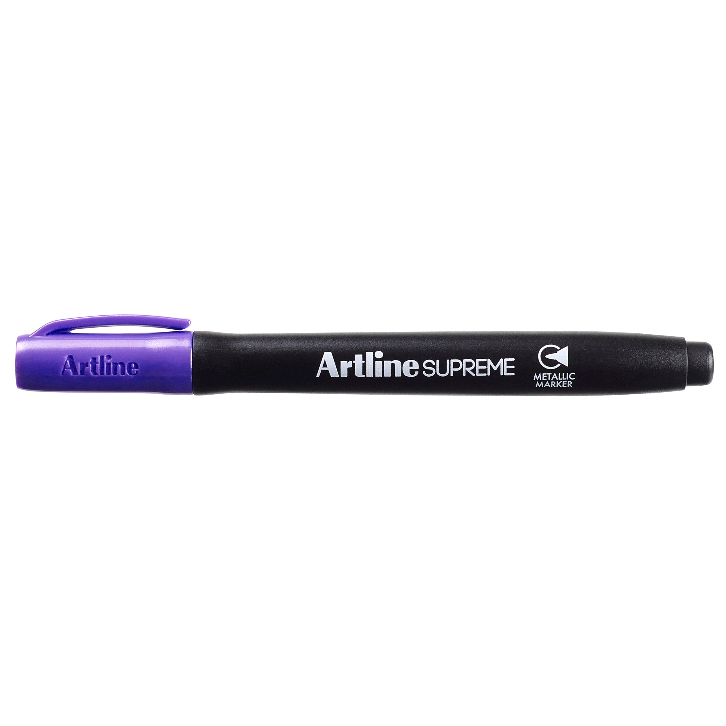 Artline Supreme Metallic Marker Set - 12 Pack Purple Shimmer Pens for Scrapbooking, Card Making & DIY Crafts
