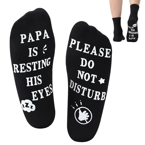 Papa is Resting His Eyes, Please Do Not Disturb (Sleeping + Palm)