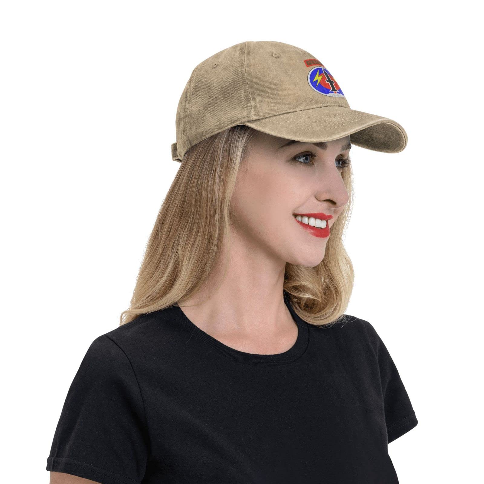 56th Field Artillery Command Cowboy Hat for Men & Women - Adjustable Cotton Denim Baseball Cap - Perfect for Military Events, Outdoor Adventures & Casual Wear