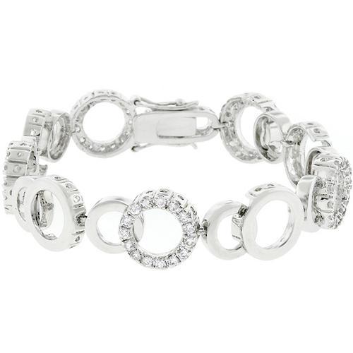 Circle Bijoux 7 Inch Adjustable Bangle Bracelet for Women - Elegant Stackable Jewelry for Everyday Wear, Parties & Gifts
