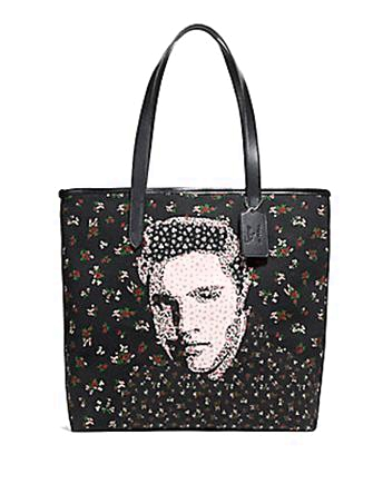 Coach Elvis Floral Canvas Tote Bag for Women - Stylish Crossbody Shoulder Purse for Work, Travel & Everyday Use