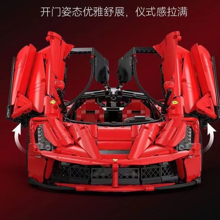 CaDA C61505 Ferrari LaFerrari 1:8 Scale Model Building Kit - Collector's Edition Supercar Toy for Adults & Teens | Perfect for Display, Gifts, and Racing Enthusiasts