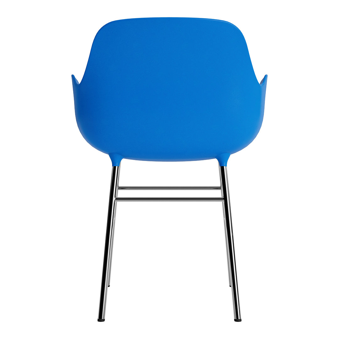 Modern Form Armchair with Sturdy Metal Legs - Perfect for Living Room, Office, or Lounge Area