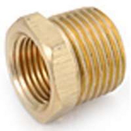 Premium Red Brass Hex Reducing Bushing - 1/2