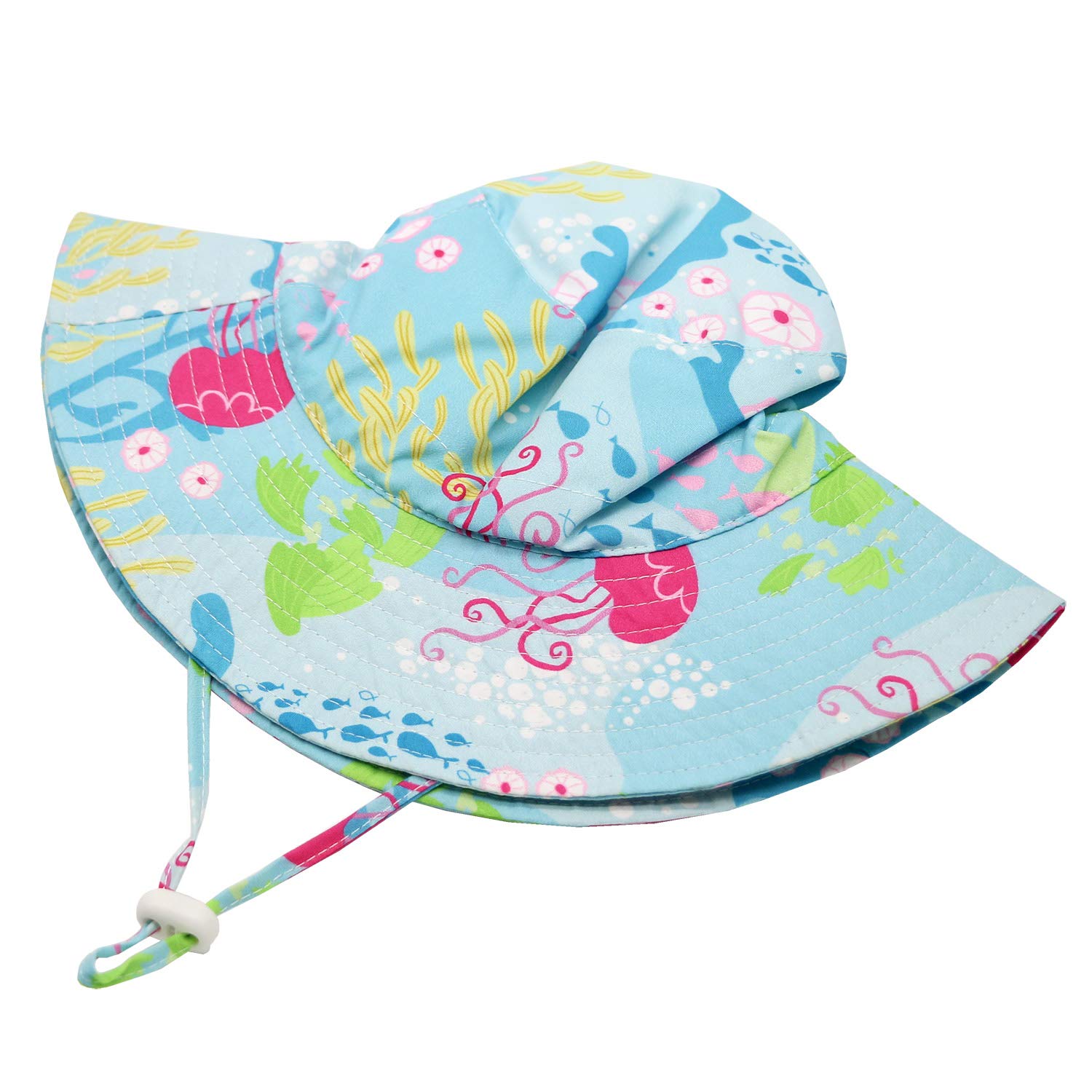 Sarfel UPF 50+ Baby Sun Hat for Toddlers - Boys & Girls Summer Bucket Hat with Wide Brim, UV Protection for Beach, Pool & Outdoor Activities