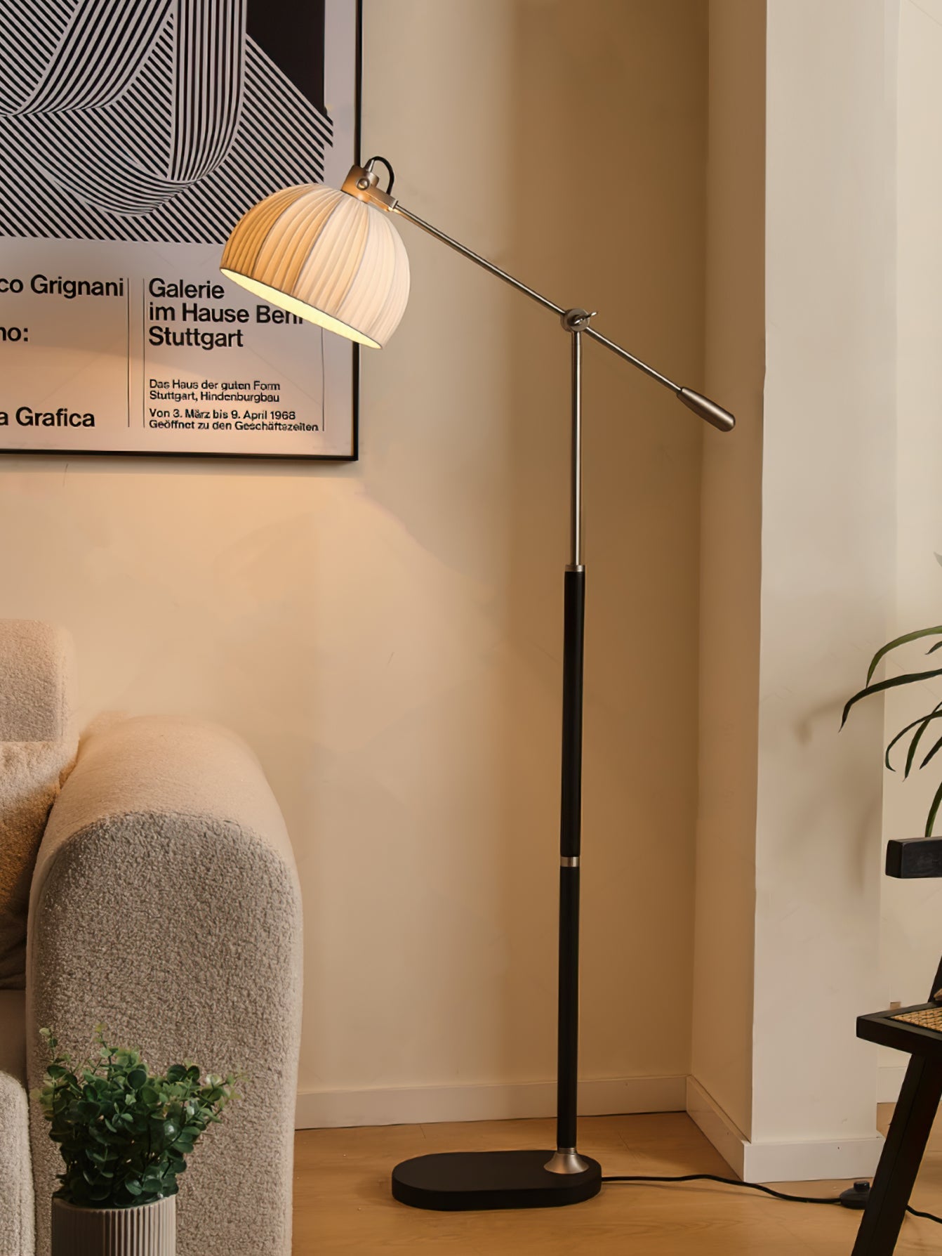 Alaric Modern Floor Lamp - Adjustable Brightness LED Standing Light for Living Room, Bedroom & Office - Stylish Home Decor Lighting