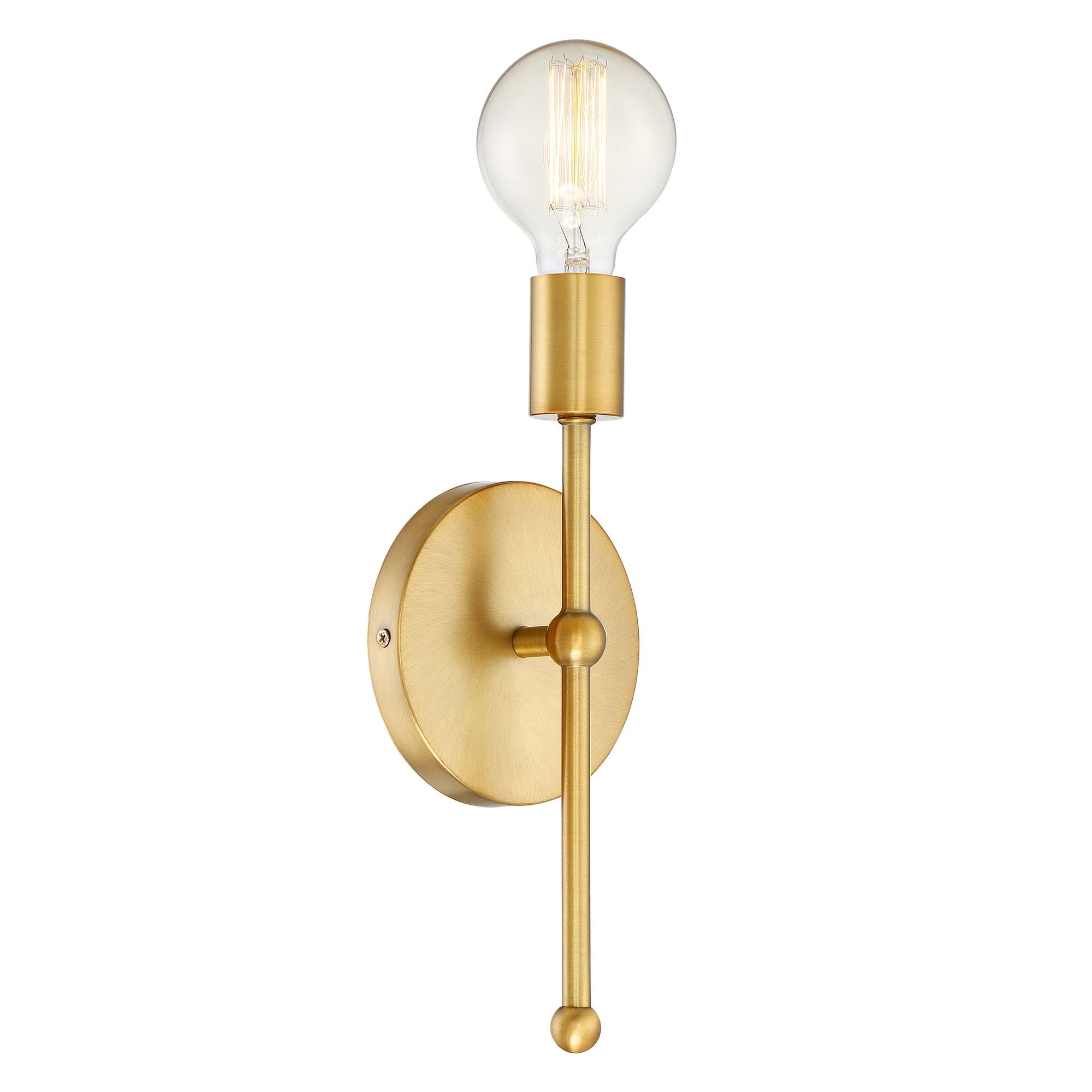 Brass Lamp Finials Cap Knob M12x1 Thread - 2 Pack Decorative Screw Caps for Lighting Fixtures & Furniture - Perfect for Table Lamps, Floor Lamps & Chandeliers