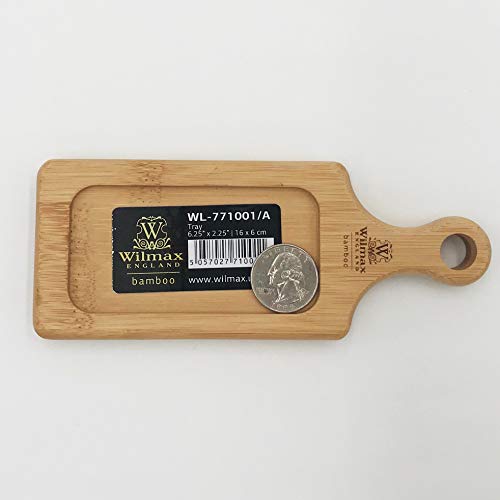 Wilmax 10-Piece Bamboo Serving Tray Set (6.25