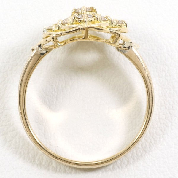 18K Yellow Gold Diamond Ring for Women - Elegant Solitaire Engagement & Wedding Band - Perfect for Proposals, Anniversaries, and Special Occasions