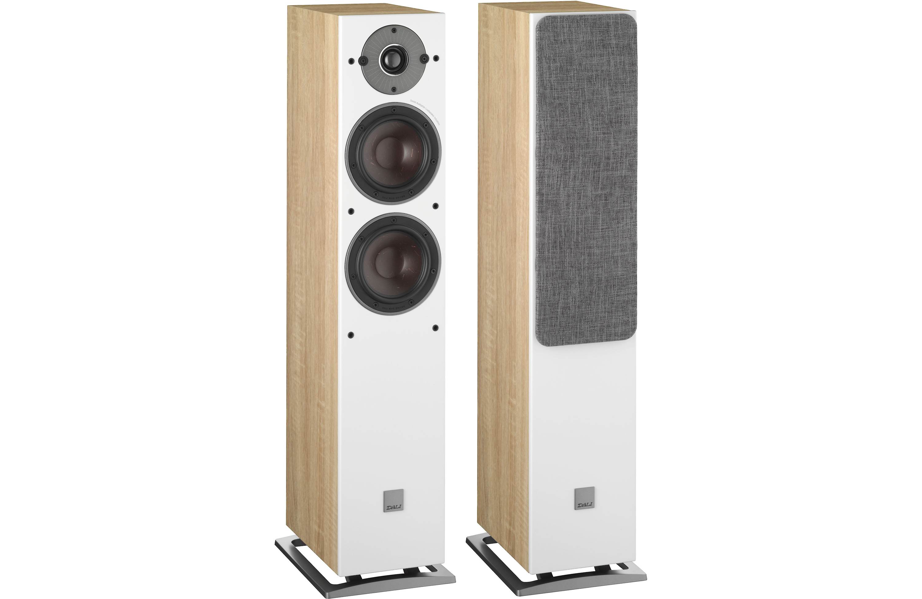 Dali Oberon 5 Compact Floorstanding Speakers (Pair) - High-End Home Audio System for Living Room, Home Theater & Music Listening