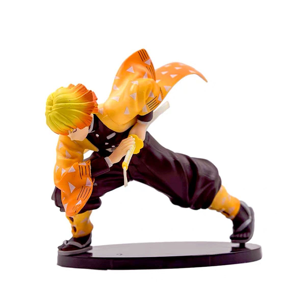 Demon Slayer Agatsuma Zenitsu Action Figure - Anime PVC Statue Collectible Toy Gift for Fans | Perfect for Display, Cosplay & Anime Collections