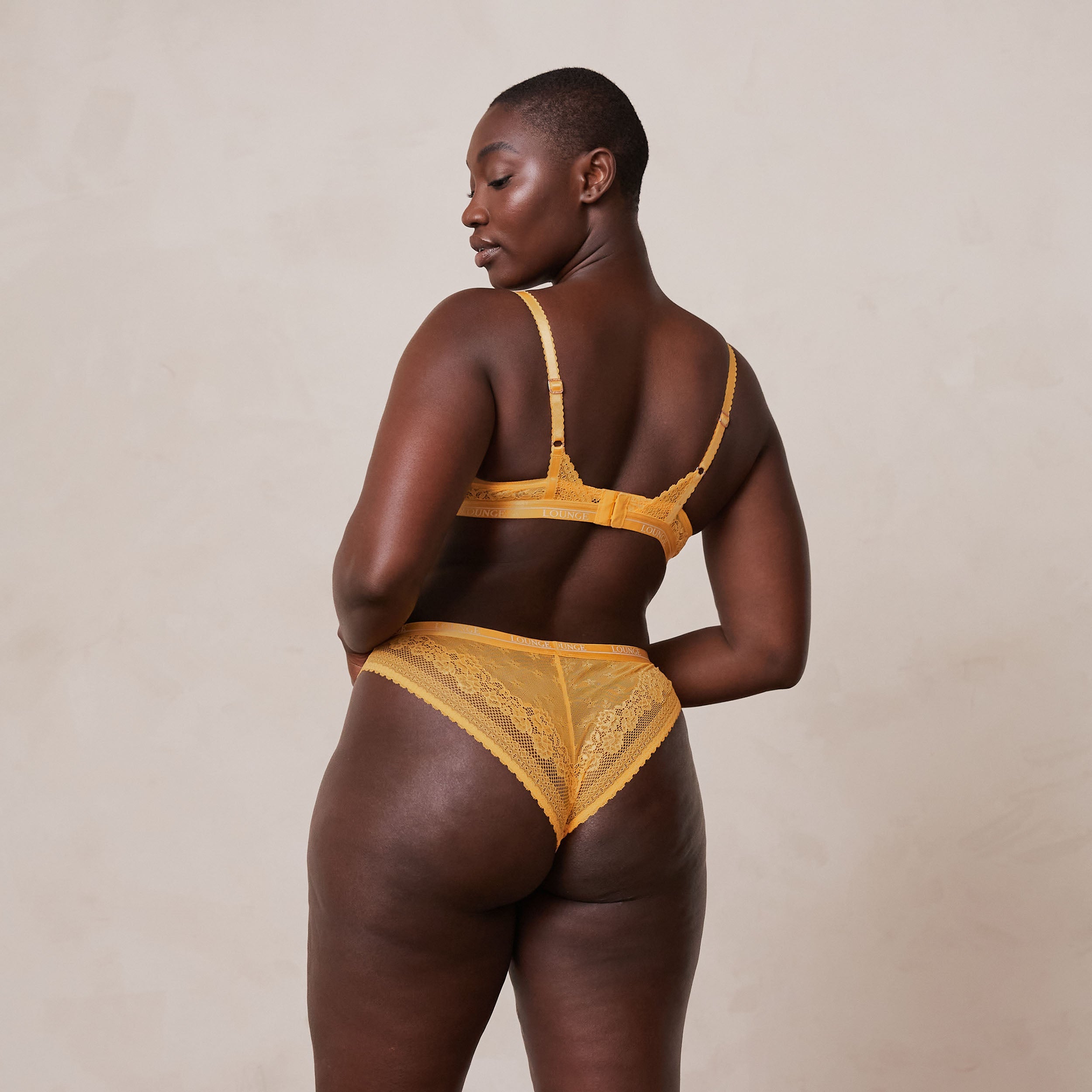 Liberty Balcony Bra - Comfortable Wireless Mustard Yellow Bralette for Women | Perfect for Yoga, Lounge & Everyday Wear