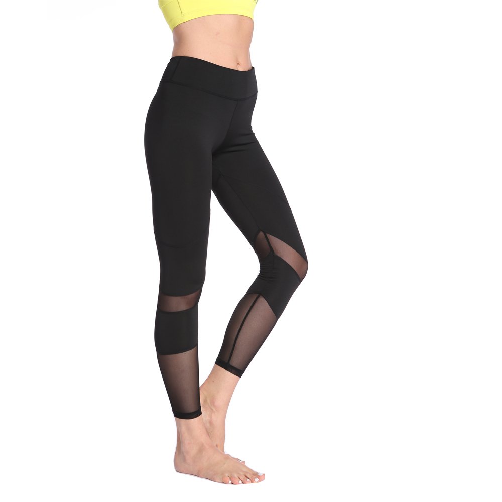 Breathable Sports Mesh Tights - Stretchy Yoga & Workout Pants for Women - High Performance Running & Fitness Leggings - Perfect for Gym, Outdoor Activities & Daily Wear