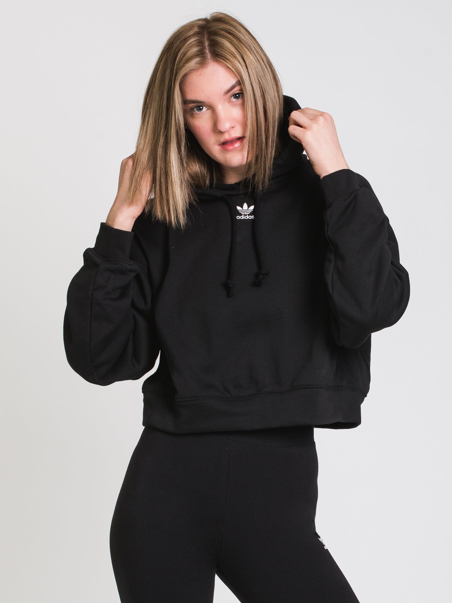 Adidas Boyfriend Pullover Hoodie - Women's Oversized Sweatshirt for Casual Wear & Street Style | Clearance Sale