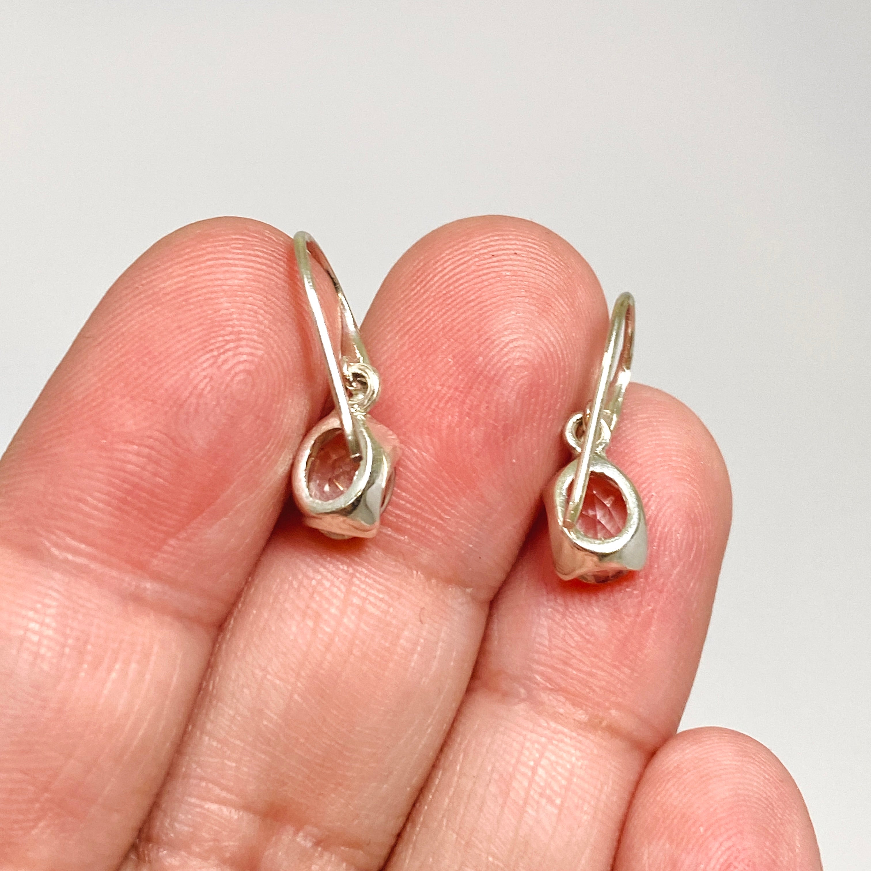 Natural Clear Quartz Oval Faceted Stud Earrings for Women - Hypoallergenic Sterling Silver Jewelry - Perfect for Wedding, Party & Everyday Wear