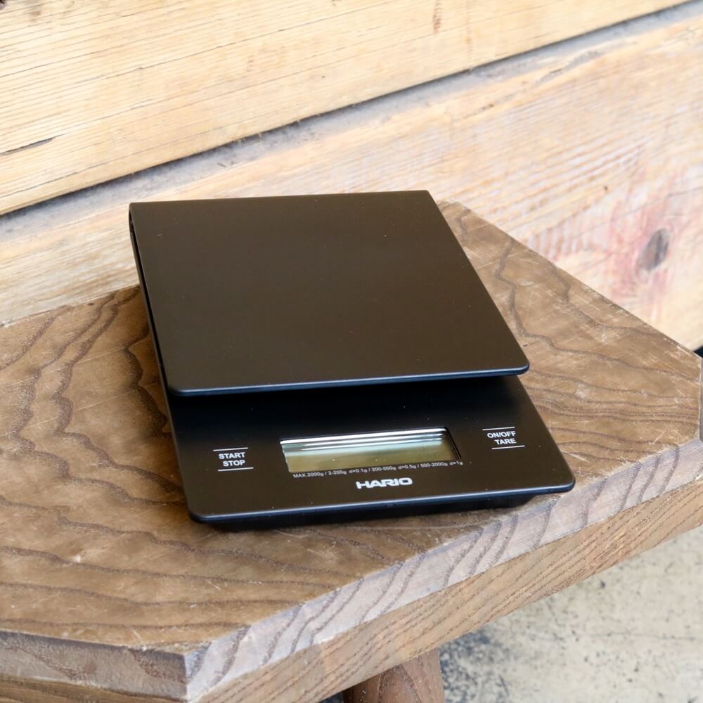 Hario V60 Drip Coffee Scale with Timer - Digital Precision Scale for Pour Over Coffee Brewing - Perfect for Home Baristas & Coffee Enthusiasts