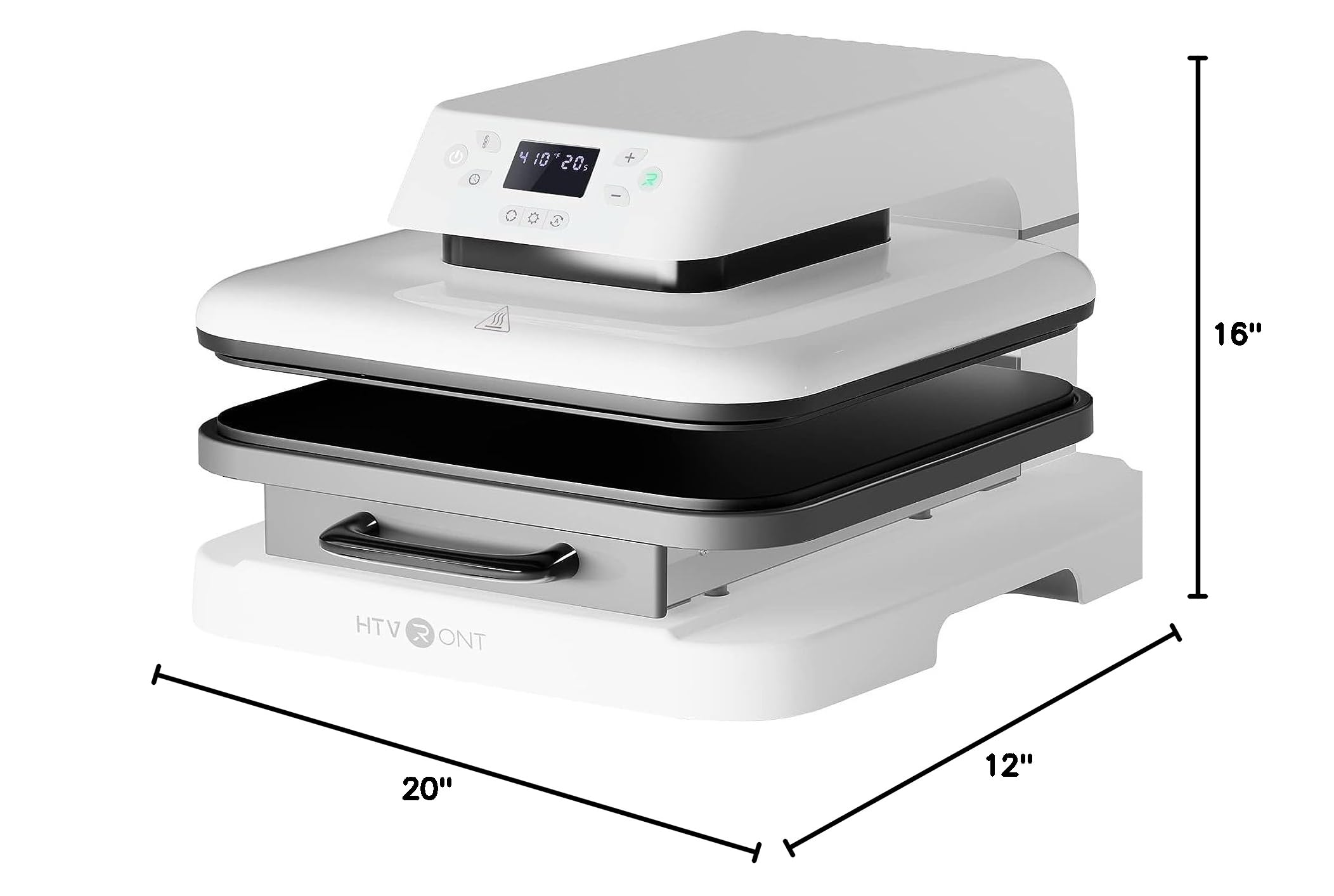 HTVRONT 15x15 Auto Heat Press Machine for T-Shirts - Smart Professional Heat Transfer Press with Auto Release for Sublimation, Vinyl & DIY Projects - Perfect for Custom T-Shirts, Mugs & Home Decor