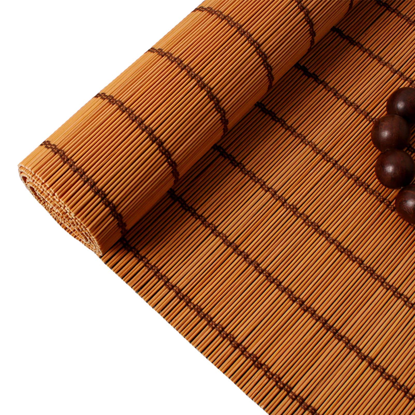 Premium Brown Bamboo Silk Insulated Placemats Set - Waterproof & Heat-Resistant Table Runner for Indoor/Outdoor Use - Perfect for Holiday Dining, Parties, Weddings & Everyday Meals - Easy Wipe Clean - Size 40×180cm/15.7×70.9in - Elegant Home Decor & Dining Table Protection