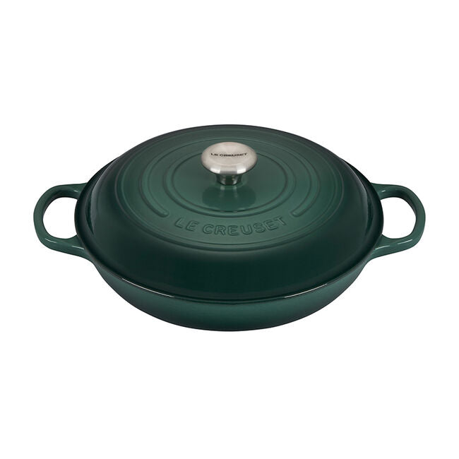 Le Creuset 3.5 Quart Enameled Cast Iron Braiser with Lid - Perfect for Searing, Braising & Slow Cooking | Oven & Stovetop Safe | Ideal for Family Dinners & Entertaining