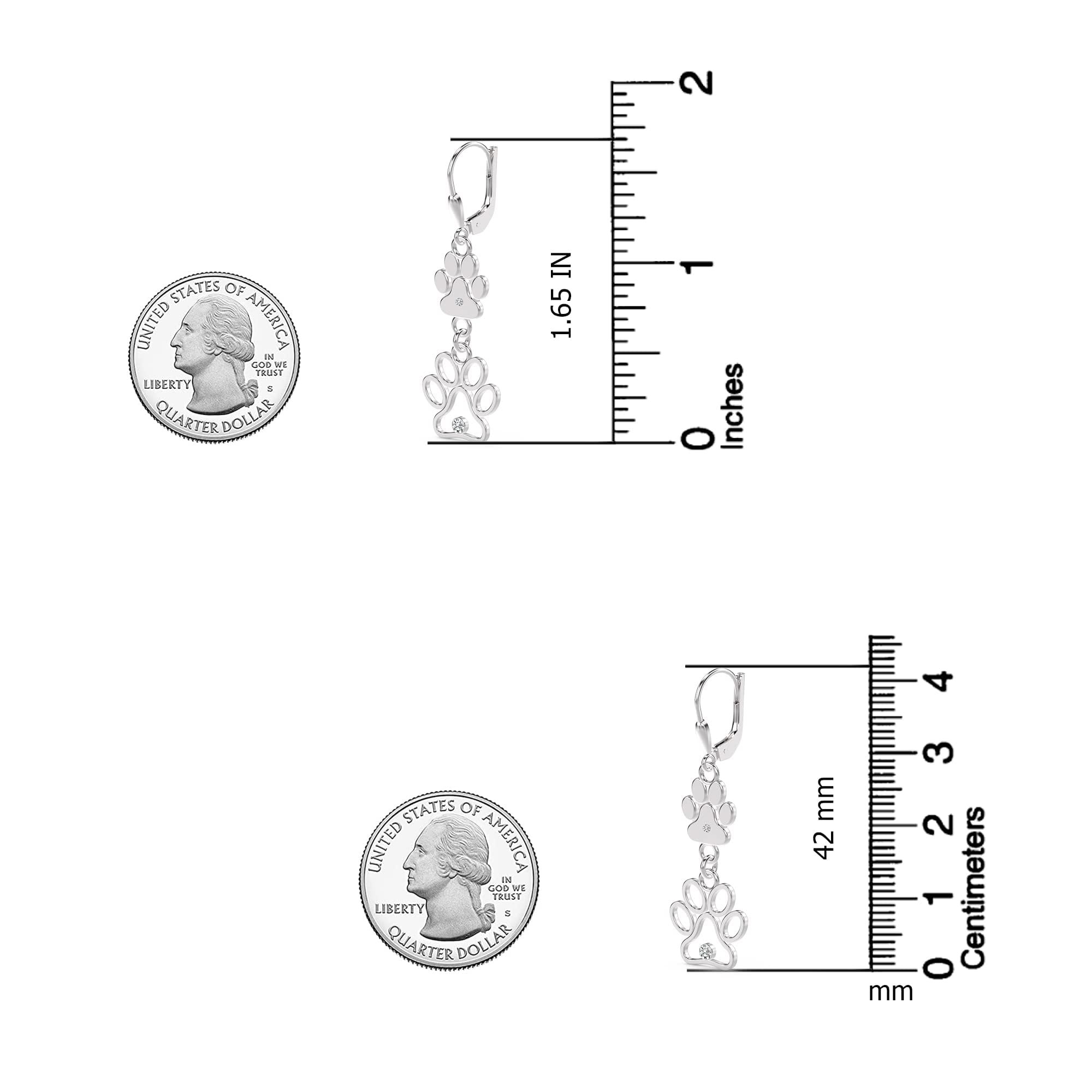 LeCalla 925 Sterling Silver Filigree Dangle Drop Leverback Earrings for Women | Hypoallergenic Tear Drop Earrings Jewelry | Elegant Gift for Wedding, Party & Special Occasions
