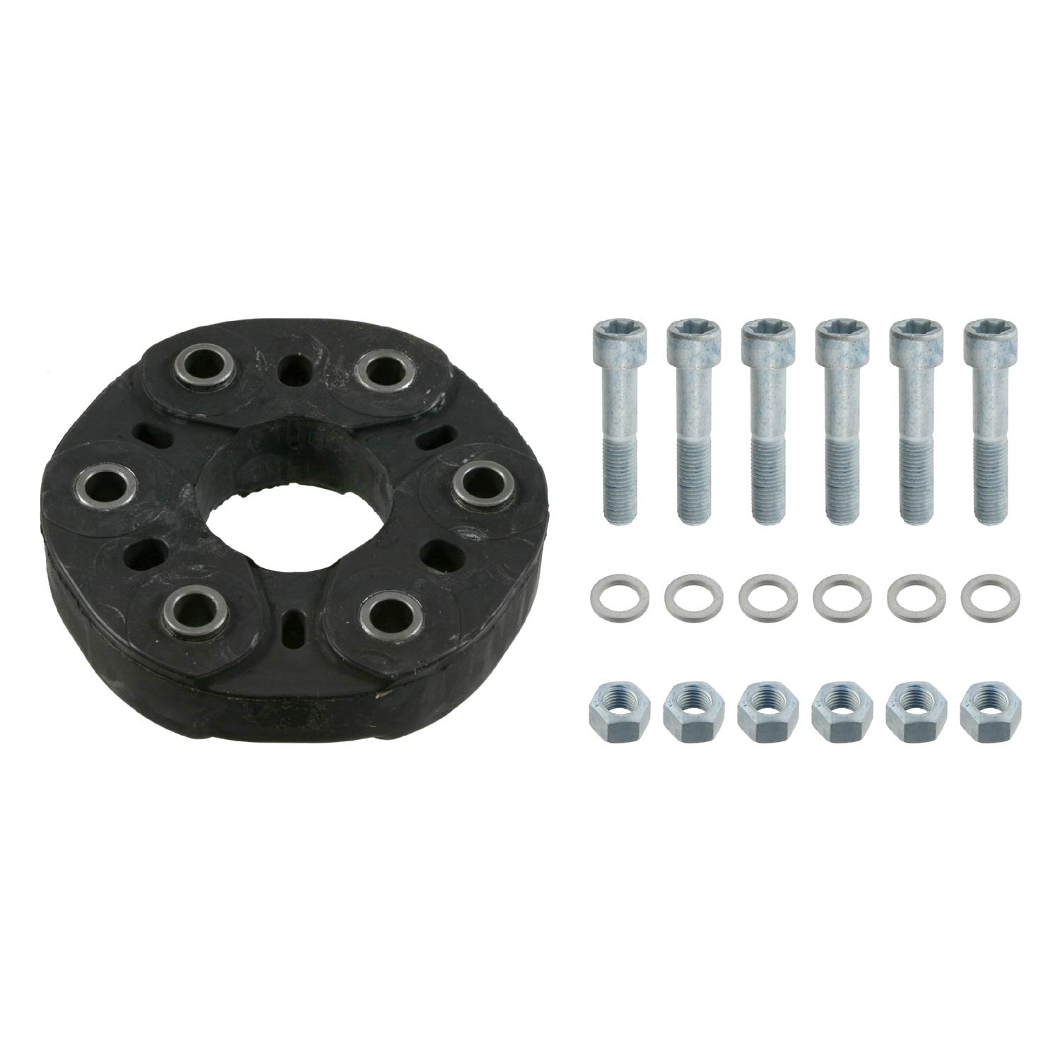 Febi Bilstein 19110 Flexible Coupling Kit for Propshaft - Universal Fit, High Quality Replacement Part (Pack of 1) - Perfect for Driveshaft Repair & Maintenance in Cars, Trucks, and SUVs