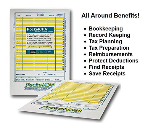 Business & Personal Receipt Organizers - 12 Pack Expense Envelopes for Tax Deductions + 12 Credit Card Receipt Holders - Perfect for Small Business Accounting & Personal Budget Tracking - Ideal for Office Organization & Home Finance Management